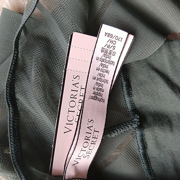 Victoria's Secret Sheer Bottom Olive Green Underwear S NWT - Picture 5 of 7